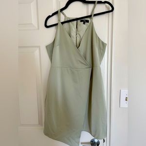 Sage Green, Mini Cocktail Dress